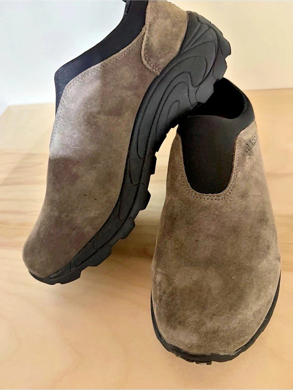 Merrell Jungle Moc Waterproof Men's Brown Slip-On Shoes Size US 10